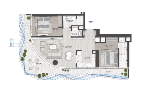 Apartment in Downtown Dubai (Downtown Burj Dubai), Dubai 1 bedroom, 63 sq.m. № 92639 - photo 8