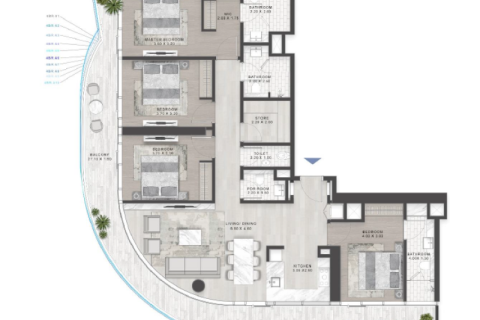 Apartment in Downtown Dubai (Downtown Burj Dubai), Dubai 1 bedroom, 63 sq.m. № 92639 - photo 10