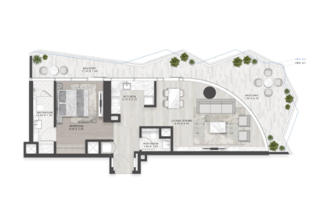 Apartment in Downtown Dubai (Downtown Burj Dubai), Dubai 1 bedroom, 63 sq.m. № 92639 - photo 7