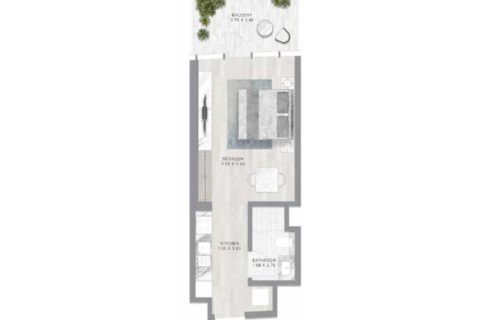 Apartamento en Business Bay, Dubai, estudio, 40 m², № 92638 - foto 8