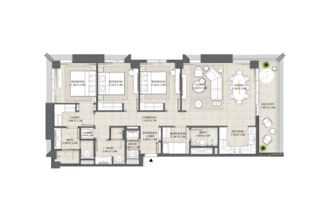 Apartment in Dubai Creek Harbour (The Lagoons), Dubai 1 bedroom, 57 sq.m. № 92629 - photo 8