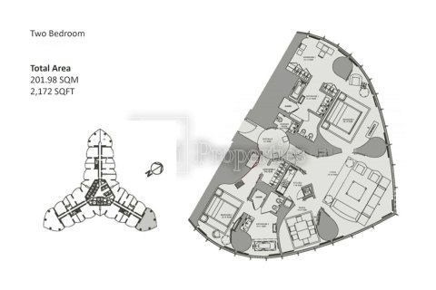 شقة في وسط مدينة دبي, دبي 2 غرف نوم, 201.8 م² رقم 11917 - صورة 21