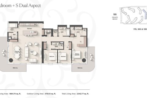 Apartment in Dubai 1 bedroom, 85 sq.m. № 103402 - photo 23