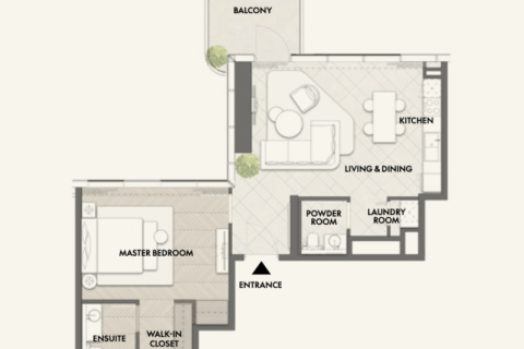 Appartement à Jumeirah Lake Towers, Dubai, 1 chambre, 82 m², № 92486 - photo 6