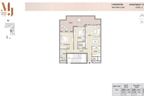 Apartment in Madinat Jumeirah Living, Umm Suqeim, Dubai 3 bedrooms, 174 sq.m. № 103678 - photo 9