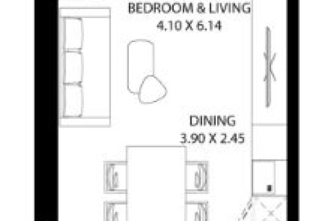 Apartment in City of Arabia, Dubai studio, 51.7 sq.m. № 3904 - photo 2