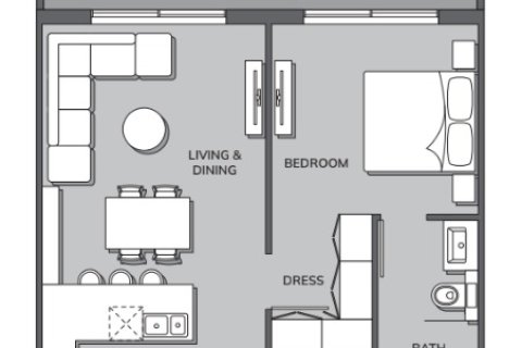 Apartment in Jumeirah Village Circle, Dubai 1 bedroom, 76.2 sq.m. № 3906 - photo 3