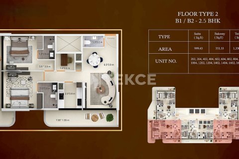 Appartement à Dubai, 3 chambres, 166 m², № 105653 - photo 8