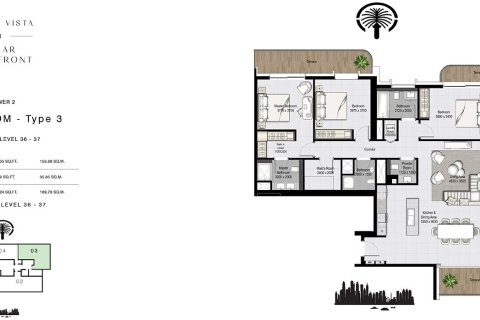 Apartment in EMAAR Beachfront, Dubai Harbour, Dubai 1 bedroom, 61 sq.m. № 103986 - photo 4