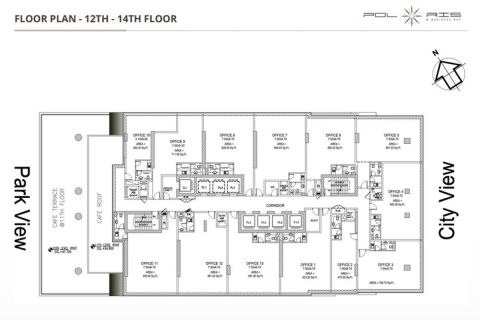 Bureau à Business Bay, Dubai, 77.1 m², № 9485 - photo 3