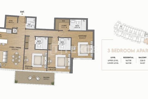 Appartement à Dubai, 1 chambre, 80 m², № 108847 - photo 14