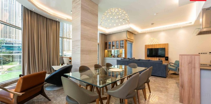 Квартира в Дубай Марине, Дубай, 3 спальни, 221.2м², № 14408