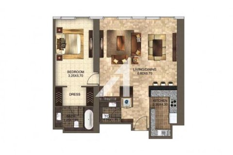 Apartamento en Central Park Tower, DIFC, Dubai, 1 dormitorio, 103.3 m², № 60036 - foto 17