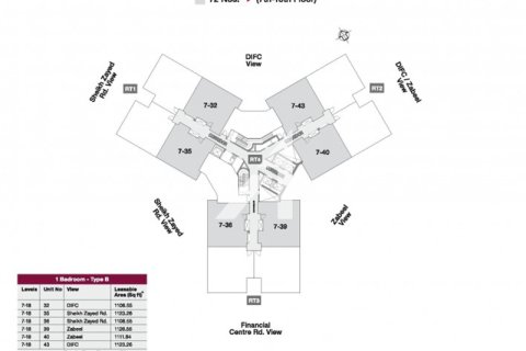 Apartamento en Central Park Tower, DIFC, Dubai, 1 dormitorio, 103.3 m², № 60036 - foto 16