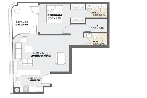 Apartment in Al Jaddaf, Dubai 1 bedroom, 76.1 sq.m. № 93629 - photo 11