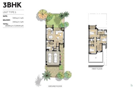Villa in Hayat Townhouses, Town Square, Dubai 3 bedrooms, 220.27 sq.m. № 134513 - photo 2