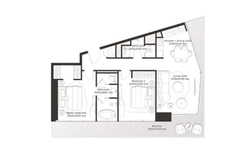 شقة في وسط مدينة دبي, دبي 2 غرف نوم, 108.5 م² رقم 96324 - صورة 10