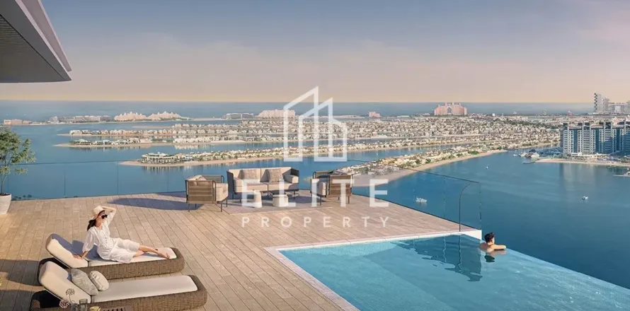 Квартира в EMAAR Beachfront, Dubai Harbour, Дубай, 1 спальня, 53м², № 139029