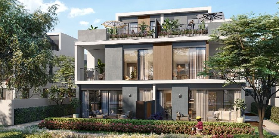 Villa in Aura, Tilal Al Ghaf, Dubai 5 bedrooms, 316.8 sq.m. № 7424