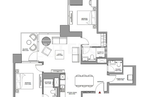 Apartment in Dubai 1 bedroom, 72 sq.m. № 10263 - photo 3