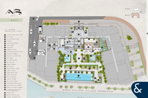 شقة في Al Jaddaf, دبي 3 غرف نوم, 173 م² رقم 74899 - صورة 11