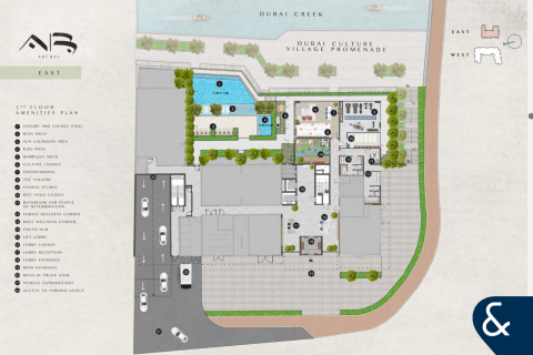 شقة في Al Jaddaf, دبي 3 غرف نوم, 173 م² رقم 74899 - صورة 10
