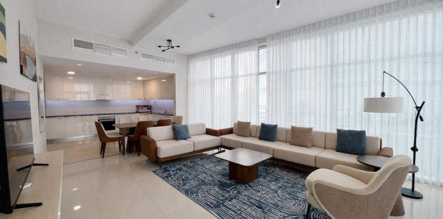 Квартира в Al Sufouh, Дубай, 3 спальни, 195.9м², № 90654