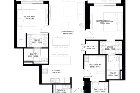 Apartment in Mohammed Bin Rashid City, Dubai 1 bedroom, 101 sq.m. № 92450 - photo 5