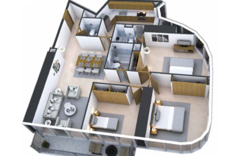 Apartment in Business Bay, Dubai studio № 92646 - photo 9