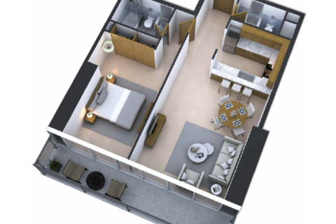 Apartment in Business Bay, Dubai studio № 92646 - photo 7