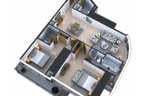 Apartment in Business Bay, Dubai studio № 92646 - photo 5