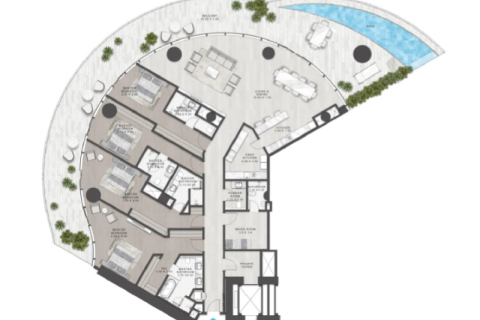 Apartment in Dubai Media City, Dubai 1 bedroom, 75 sq.m. № 92647 - photo 9