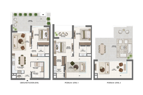 Apartment in Dubai Creek Harbour (The Lagoons), Dubai 1 bedroom, 69 sq.m. № 92640 - photo 7