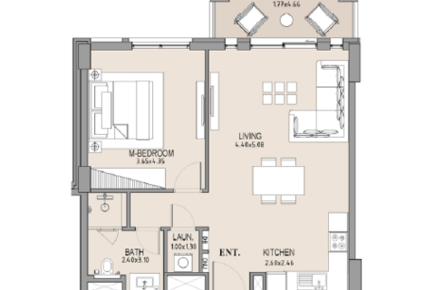 شقة في ام سقيم, دبي 1غرف نوم رقم 92530 - صورة 5