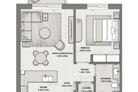 Apartamento en Umm Suqeim, Dubai, 1 dormitorio, 68 m², № 92531 - foto 6
