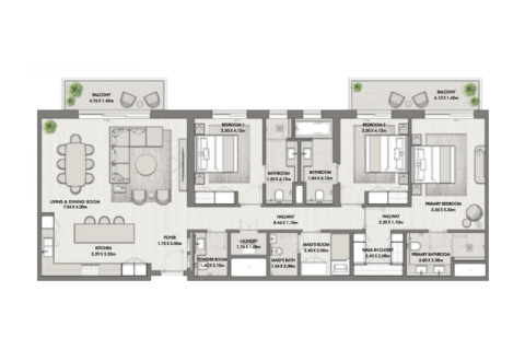 Apartamento en Umm Suqeim, Dubai, 1 dormitorio, 68 m², № 92531 - foto 8