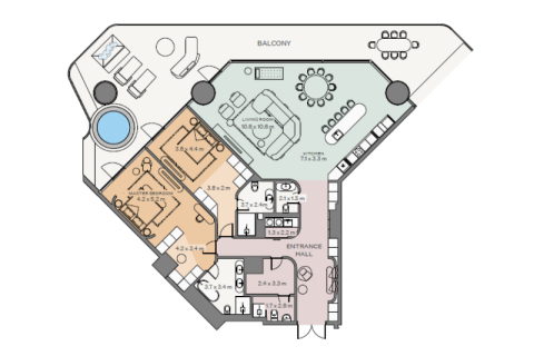 Apartment in Business Bay, Dubai 2 bedrooms, 593 sq.m. № 92526 - photo 7