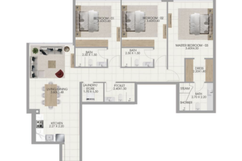 Apartment in Dubai 1 bedroom, 67 sq.m. № 92529 - photo 9
