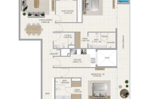 Apartment in Dubai 1 bedroom, 67 sq.m. № 92529 - photo 8