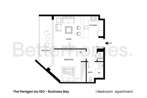 Apartment in Business Bay, Dubai 1 bedroom, 60 sq.m. № 56392 - photo 27