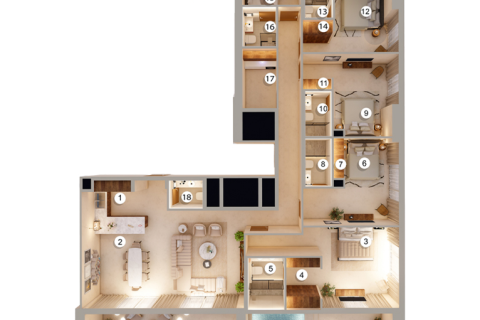 Apartment in Dubai 1 bedroom № 103568 - photo 2
