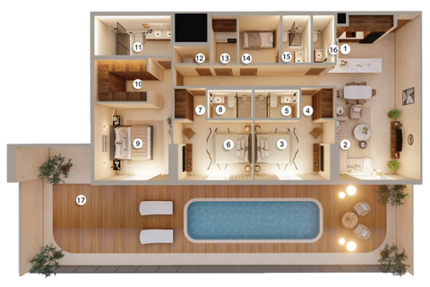Apartment in Dubai 1 bedroom № 103568 - photo 4