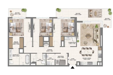 Apartment in Dubai Hills Estate, Dubai 1 bedroom, 77 sq.m. № 103575 - photo 11