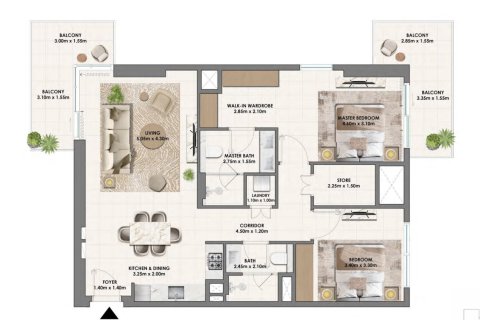 Apartment in Dubai Hills Estate, Dubai 1 bedroom, 77 sq.m. № 103575 - photo 12