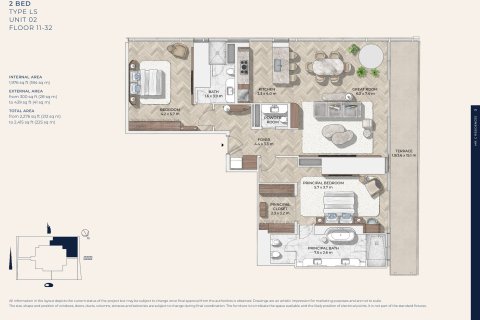 Apartment in Al Wasl, Dubai 2 bedrooms, 224 sq.m. № 123847 - photo 19