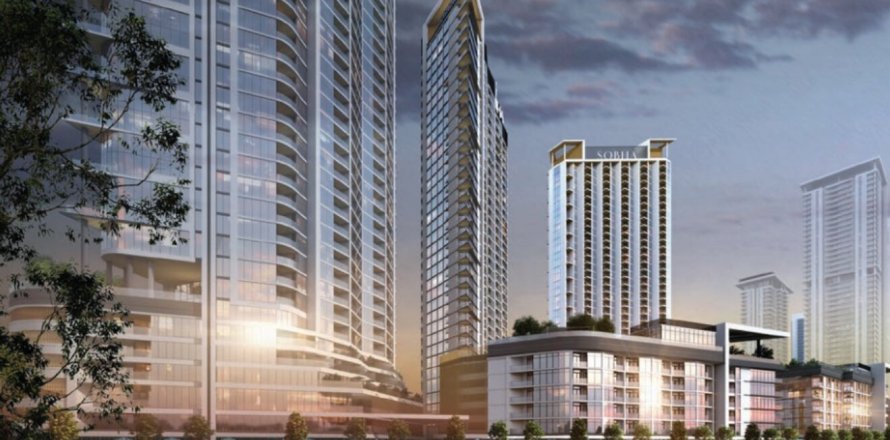 Apartment in WAVES OPULENCE in Mohammed Bin Rashid City, Dubai 1 bedroom, 74 sq.m. № 104000