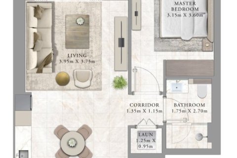 شقة في PALACE RESIDENCES في خور دبي, دبي 1غرف نوم, 68 م² رقم 104007 - صورة 8