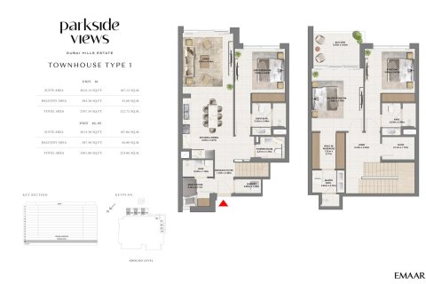 Apartment in Dubai Hills Estate, Dubai 1 bedroom, 65 sq.m. № 103997 - photo 2