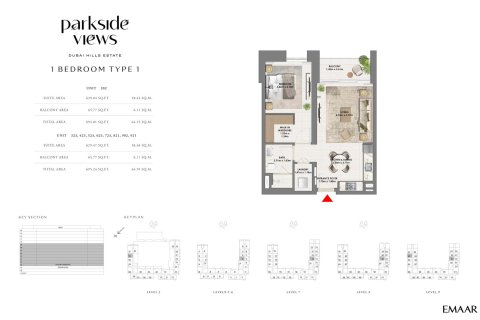 Apartment in Dubai Hills Estate, Dubai 1 bedroom, 65 sq.m. № 103997 - photo 6