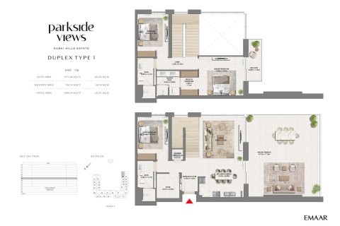 Apartment in Dubai Hills Estate, Dubai 1 bedroom, 65 sq.m. № 103997 - photo 3